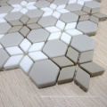 Fornecedor chinês 2017 Novo Parquet design telha de parede de mosaico de vidro de cristal